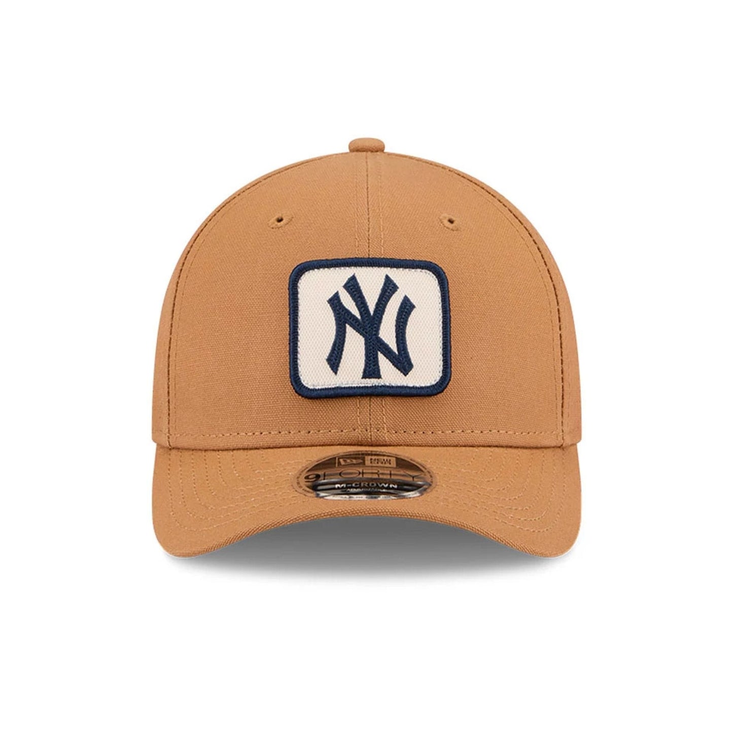 Pictured is this MLB Team Choice New York Yankees 9FORTY M-Crown cap in beige. 4