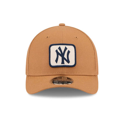 Pictured is this MLB Team Choice New York Yankees 9FORTY M-Crown cap in beige. 4