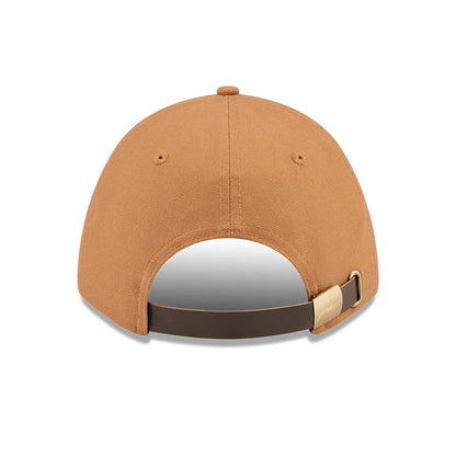 Pictured is this MLB Team Choice New York Yankees 9FORTY M-Crown cap in beige. 2