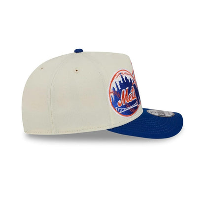 Pictured is this MLB Classic New York Mets 9FIFTY A-Frame Snapback cap in Cream . 6