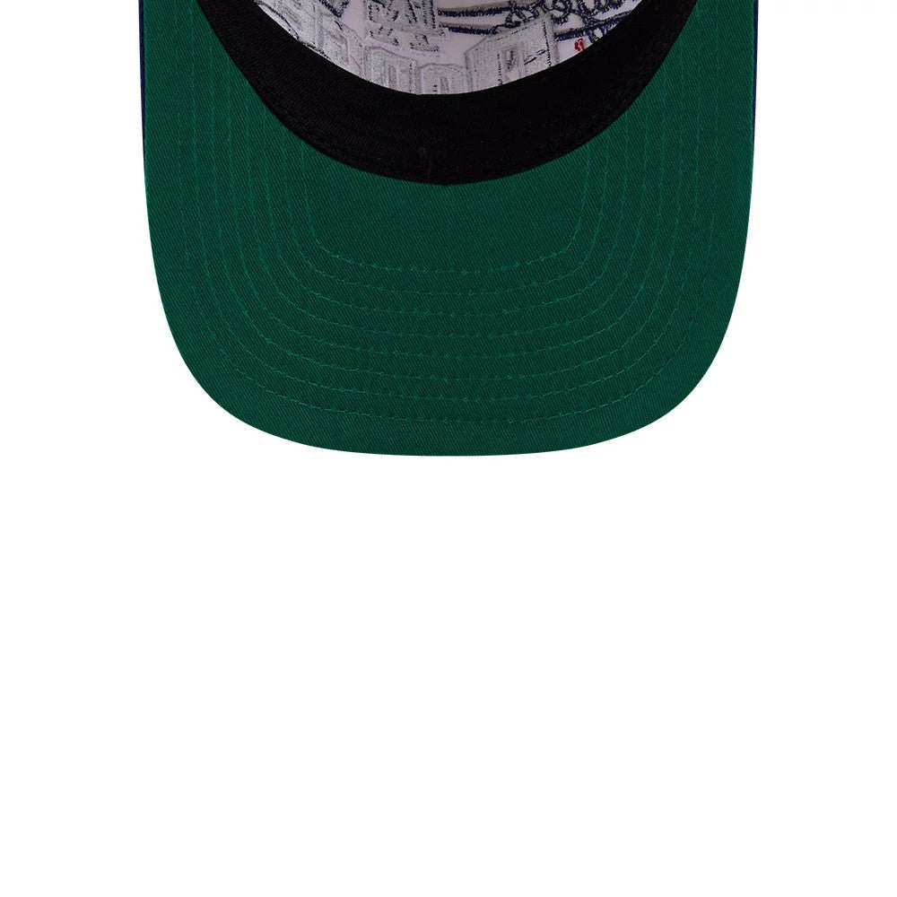 Pictured is this MLB Classic LA Dodgers 9FIFTY A-Frame Snapback cap in White. 2