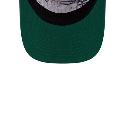 Pictured is this MLB Classic LA Dodgers 9FIFTY A-Frame Snapback cap in White. 2