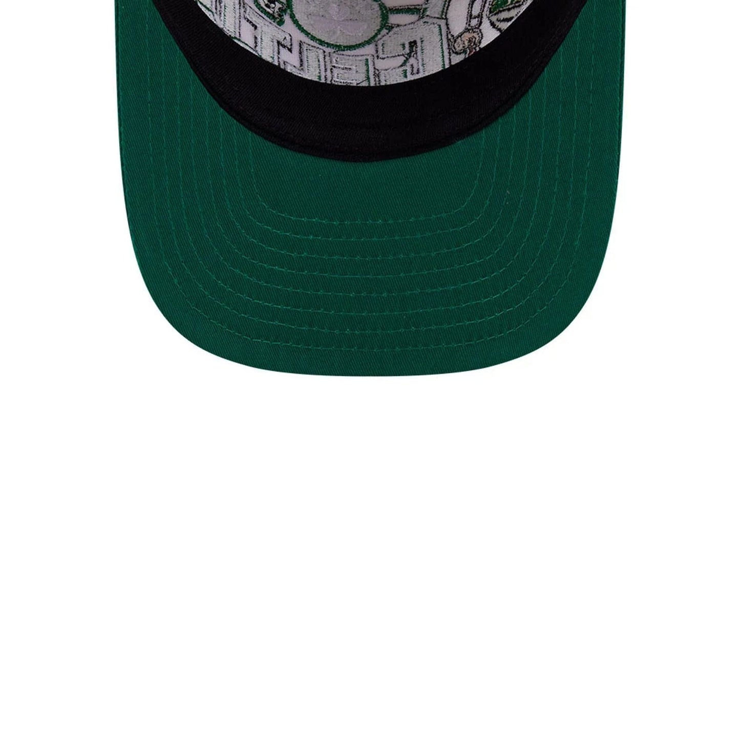 Pictured is this NBA Classic Boston Celtics 9FIFTY A-Frame Snapback cap in White. 2
