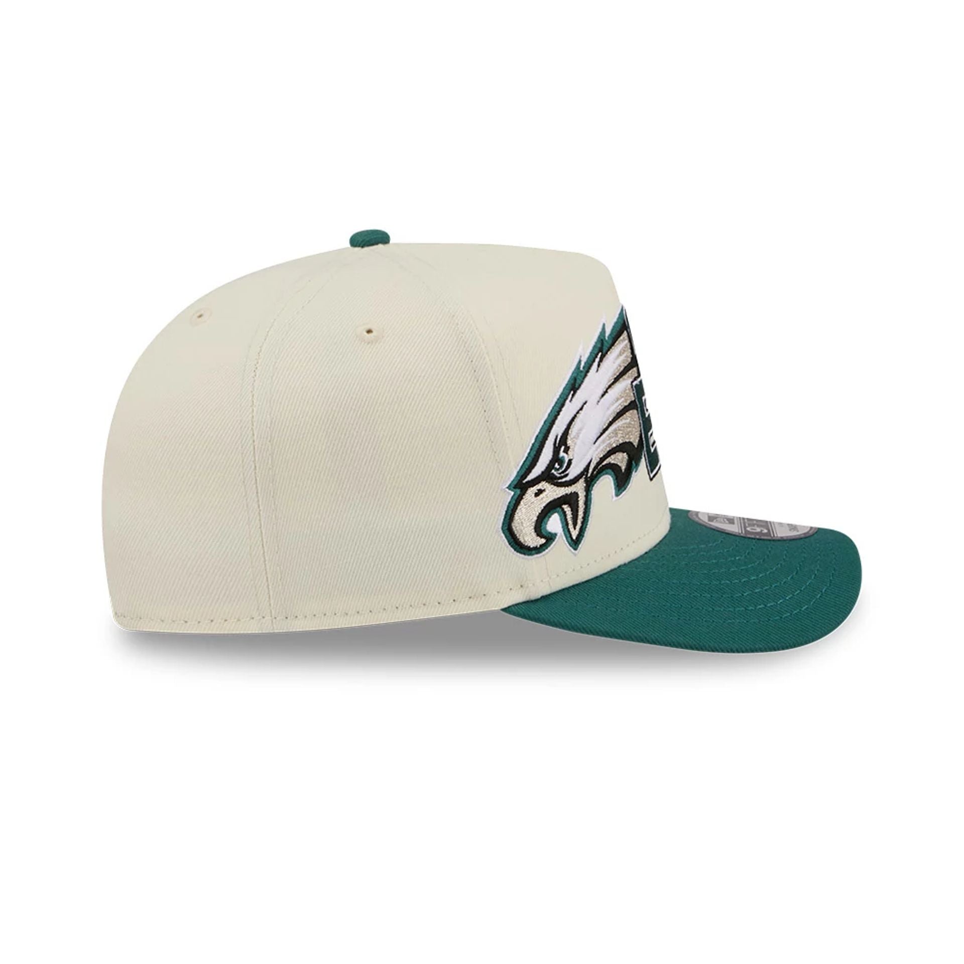 Pictured is this NFL Classic Philadelphia Eagles 9FIFTY A-Frame Snapback cap in White. 6