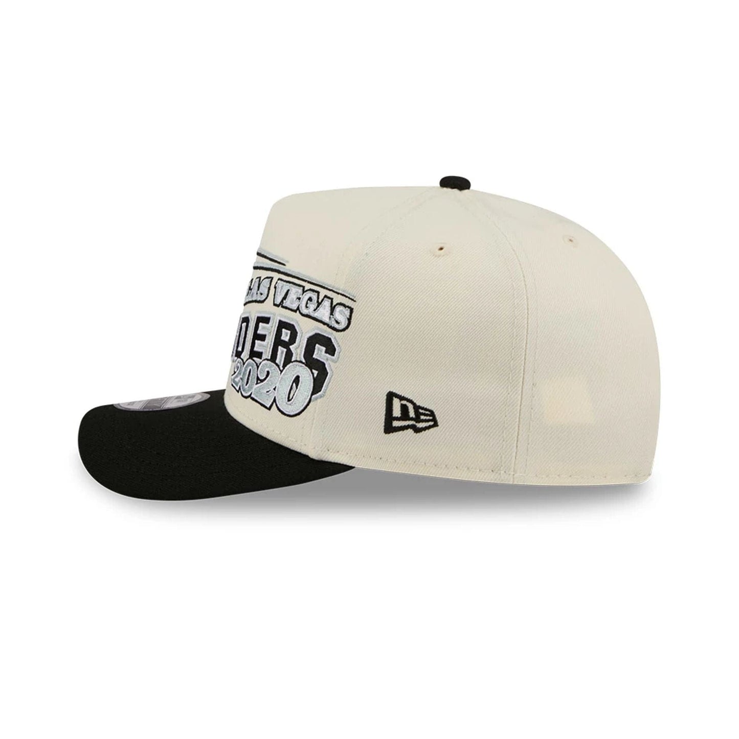 Pictured is this NFL Classic Las Vegas Raiders 9FIFTY A-Frame Snapback cap in White. 5