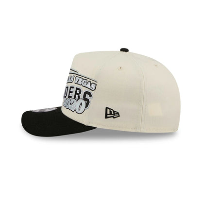 Pictured is this NFL Classic Las Vegas Raiders 9FIFTY A-Frame Snapback cap in White. 5