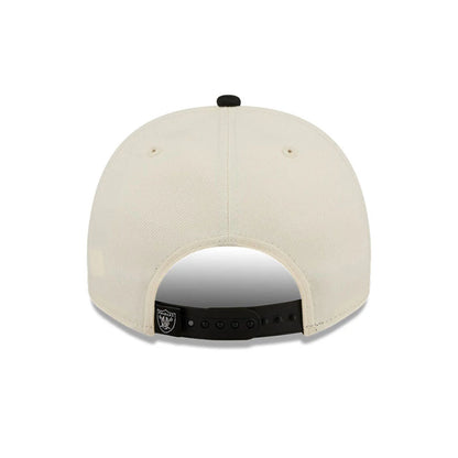 Pictured is this NFL Classic Las Vegas Raiders 9FIFTY A-Frame Snapback cap in White. 7