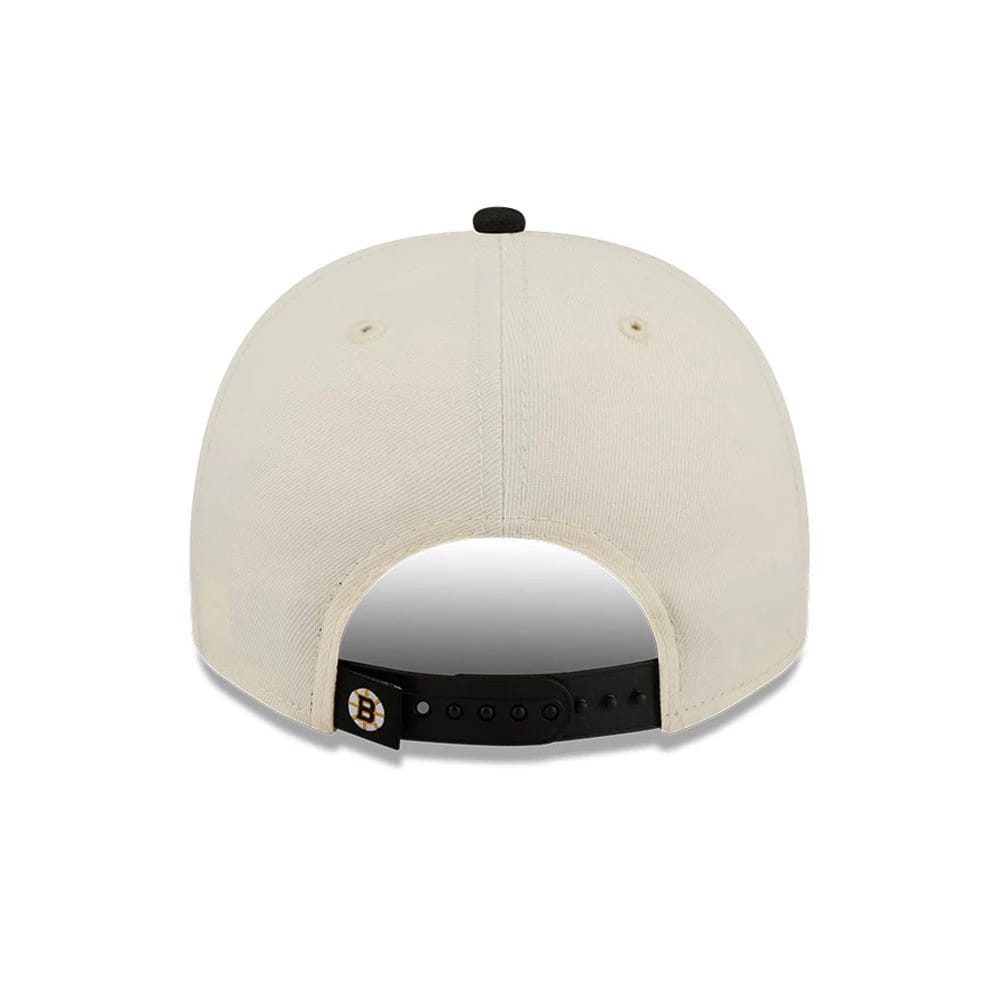 Pictured is this NHL Classic Boston Bruins 9FIFTY A-Frame Snapback cap in White. 7
