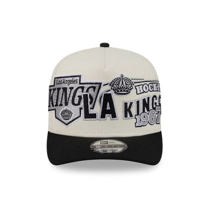 Pictured is this NHL Classic LA Kings 9FIFTY A-Frame Snapback cap in White. 3