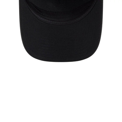 Pictured is this MLB Badged Athletics 9FORTY M-Crown A-Frame Trucker cap in black. 7