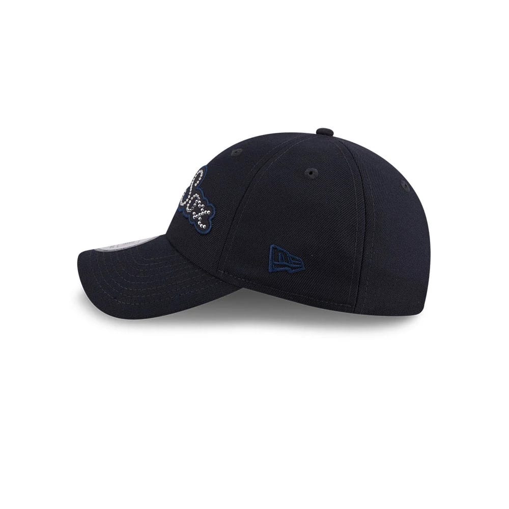 Pictured is this MLB Rhinestone Boston Red Sox Casual Classic cap in navy. 5