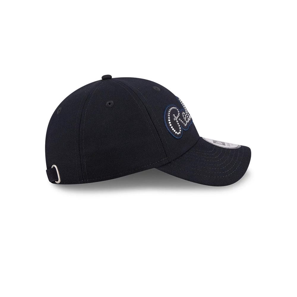 Pictured is this MLB Rhinestone Boston Red Sox Casual Classic cap in navy. 6