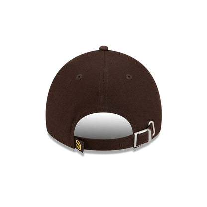 Pictured is this MLB Rhinestone San Diego Padres Casual Classic cap in dark brown. 7