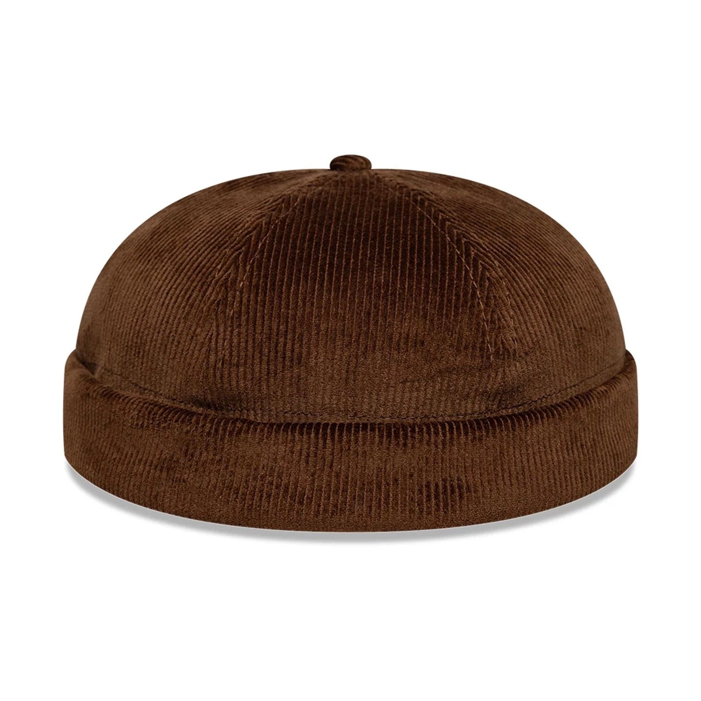 Pictured in this New Era Cord Dark Brown Docker Hat 1