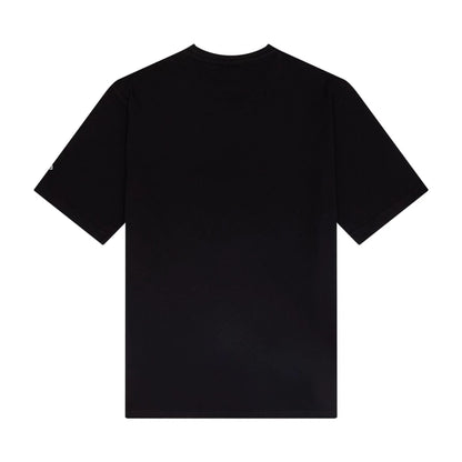 The Male model is wearing LA Lakers NBA Graphic Black T-Shirt 2