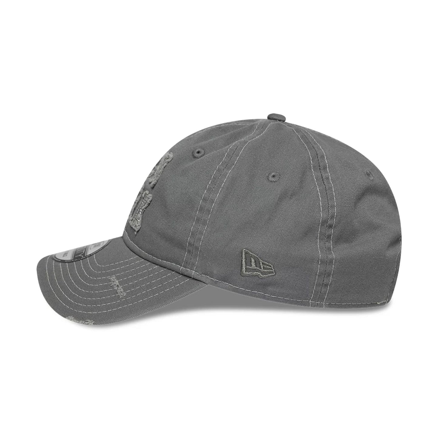This is a  New Era New York Washed Grey 9TWENTY Adjustable Cap 6