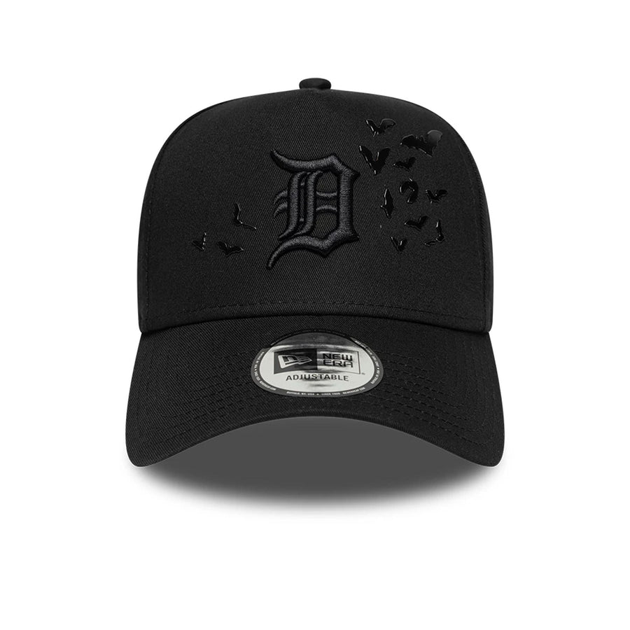This is a Detroit Tigers MLB Bats Black 9FORTY E-Frame Adjustable Cap 2