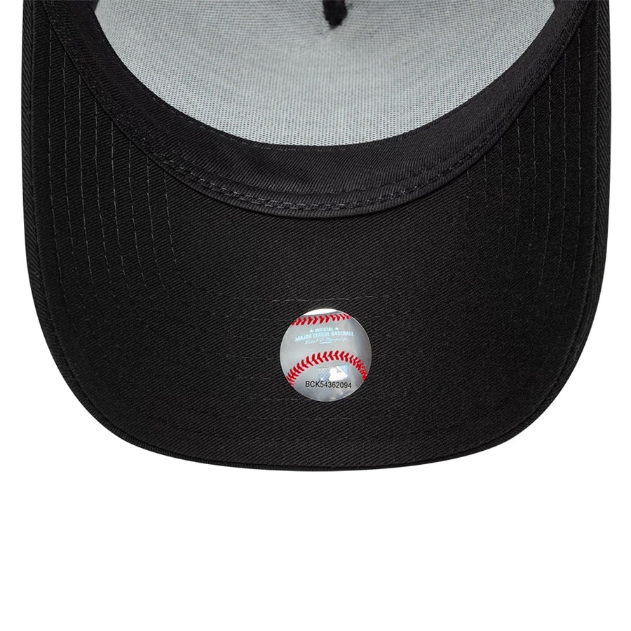 This is a Detroit Tigers MLB Bats Black 9FORTY E-Frame Adjustable Cap 7
