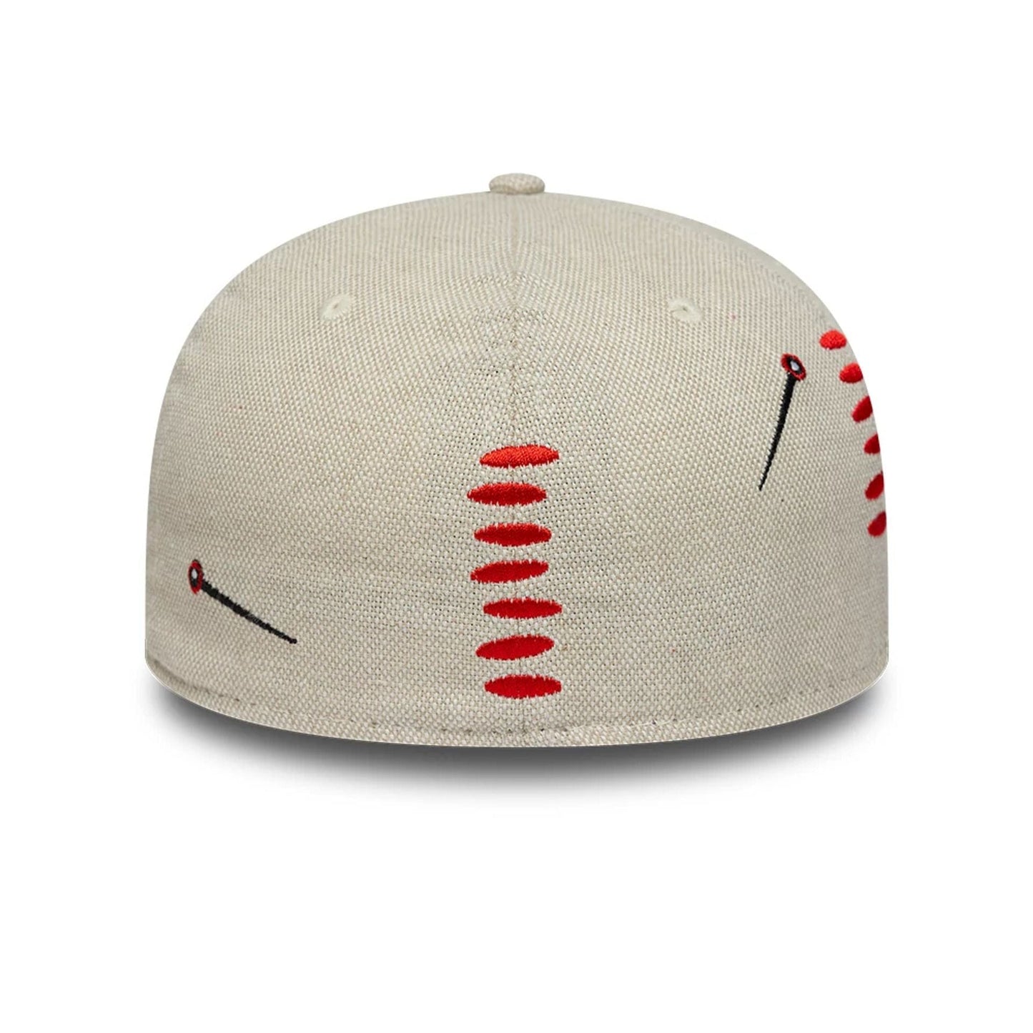 This is a  New Era Voodoo Doll Light Beige 59FIFTY Fitted Cap 6