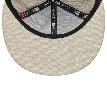 This is a  New Era Voodoo Doll Light Beige 59FIFTY Fitted Cap 7