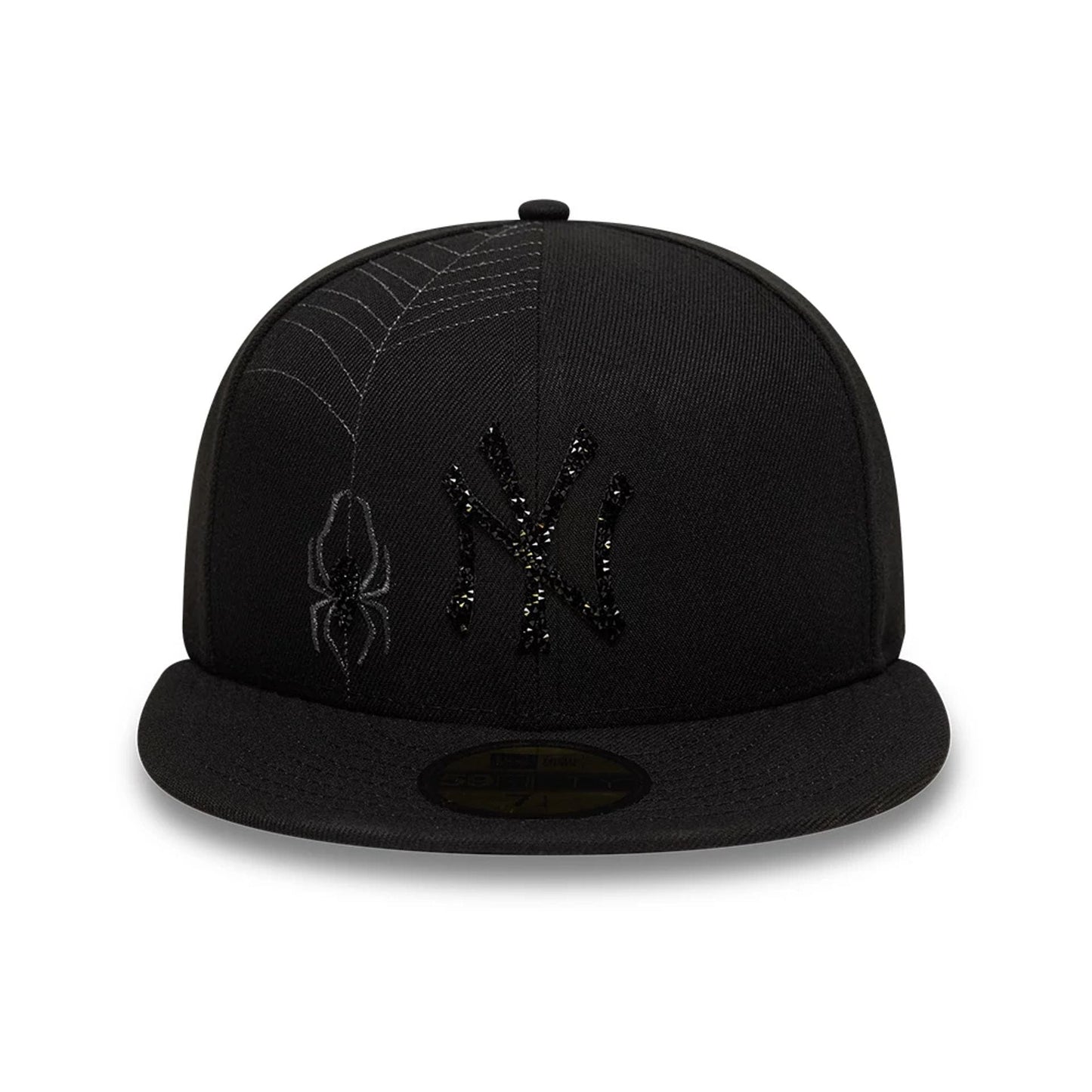This is a New York Yankees MLB Spider Web Black 59FIFTY Fitted Cap 2