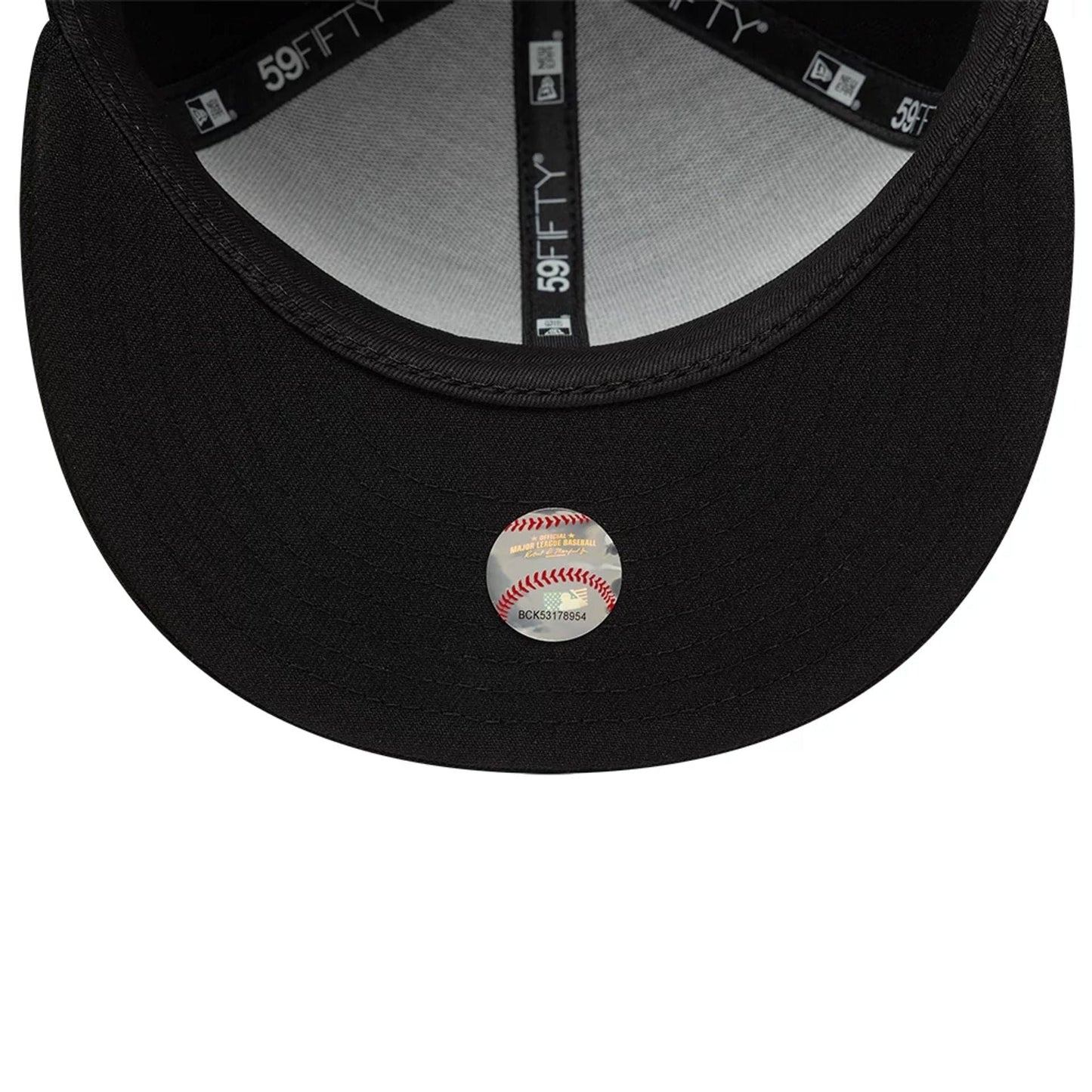This is a Chicago White Sox MLB Spider Web Black 59FIFTY Fitted Cap 7