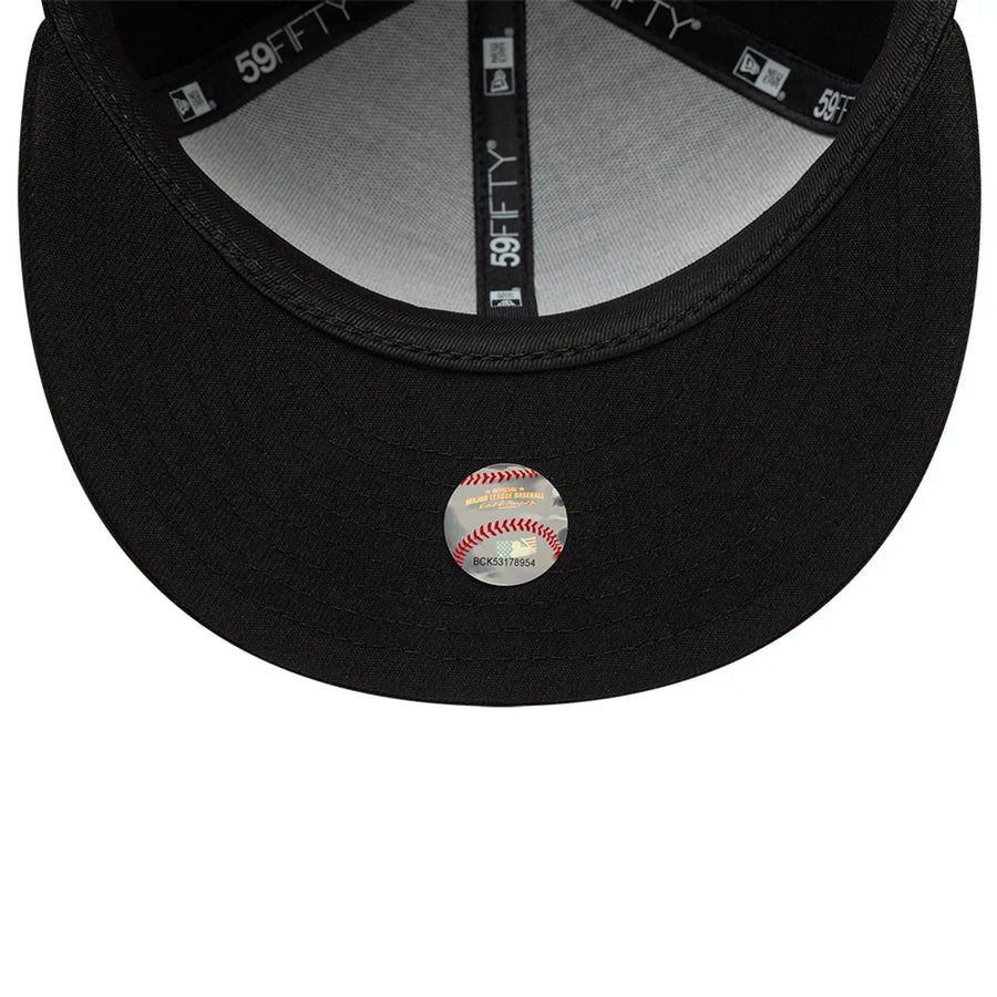 This is a Chicago White Sox MLB Spider Web Black 59FIFTY Fitted Cap 7