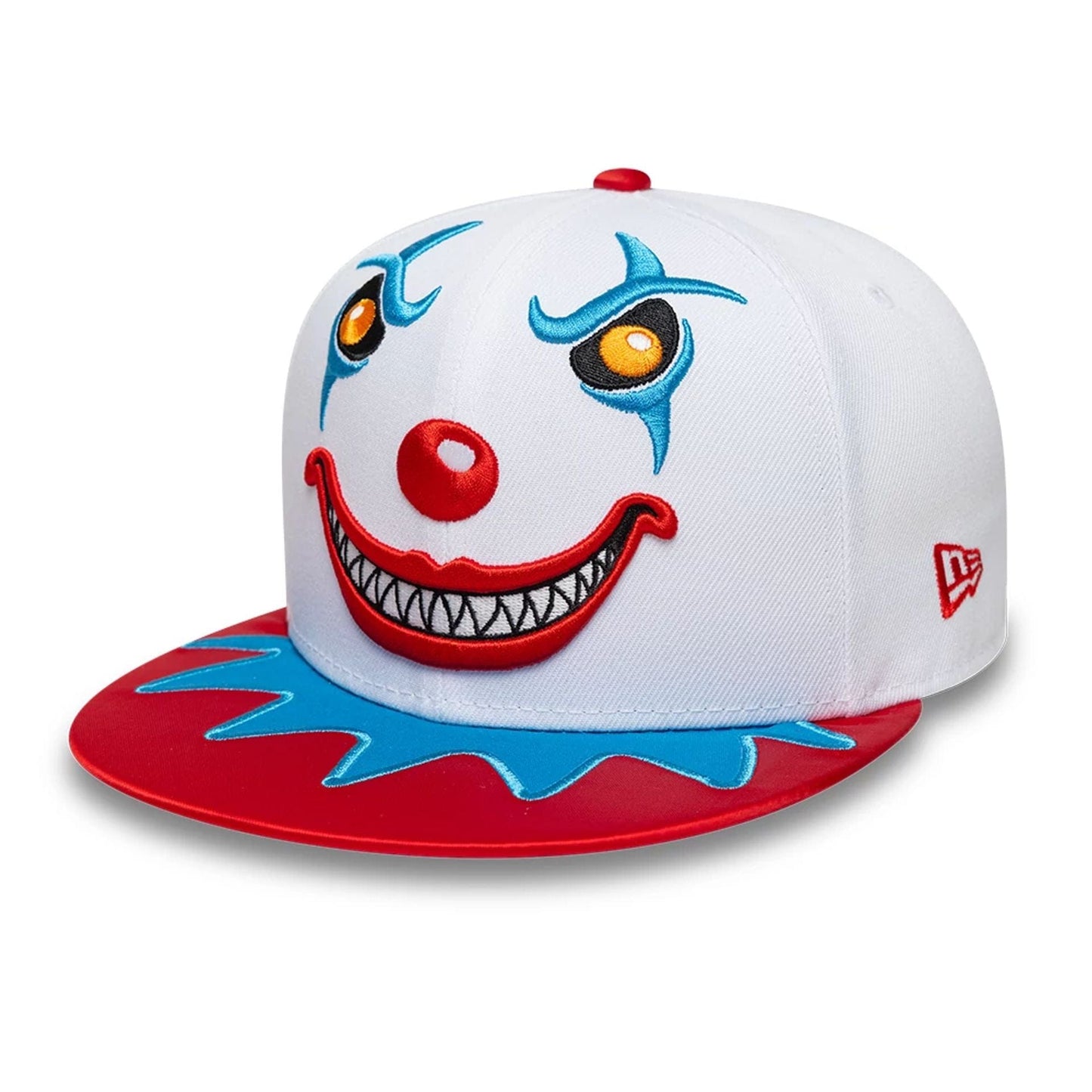 This is a  New Era Clown Face White 59FIFTY Fitted Cap 1