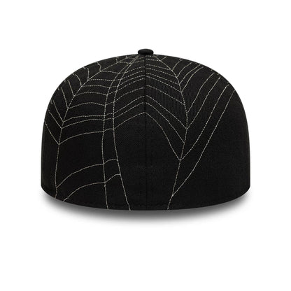This is a  New Era Spider Web Black 59FIFTY Fitted Cap 6