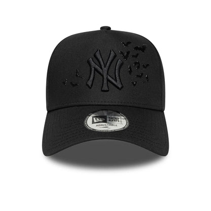 This is a New York Yankees MLB Bats Black 9FORTY E-Frame Adjustable Cap 2
