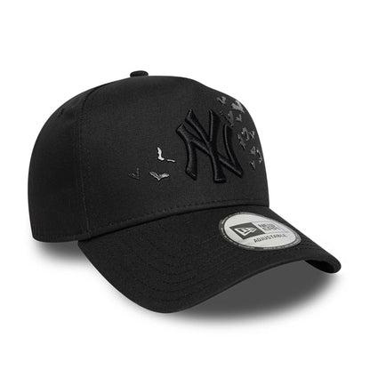 This is a New York Yankees MLB Bats Black 9FORTY E-Frame Adjustable Cap 3