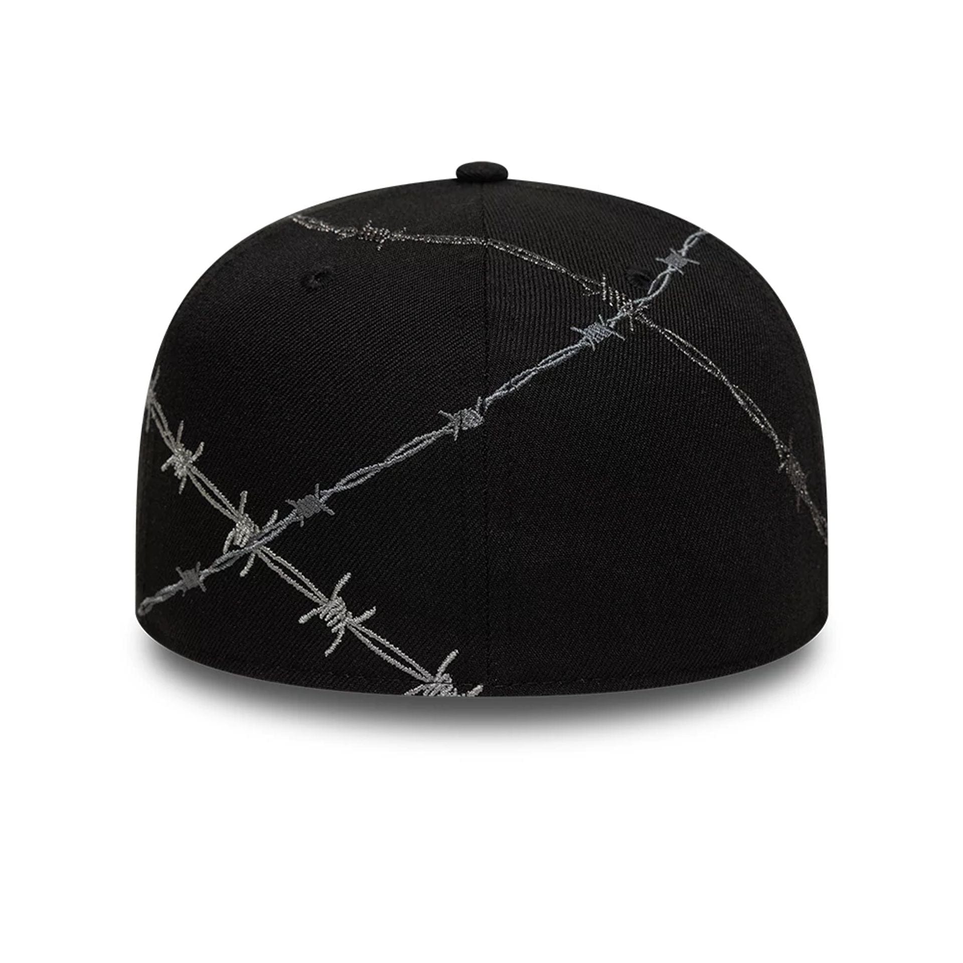 This is a  New Era Wire Black 59FIFTY Fitted Cap 6