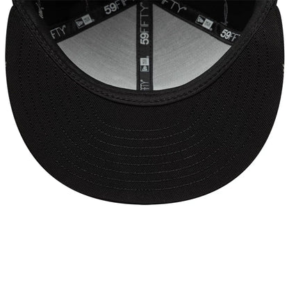 This is a  New Era Wire Black 59FIFTY Fitted Cap 7