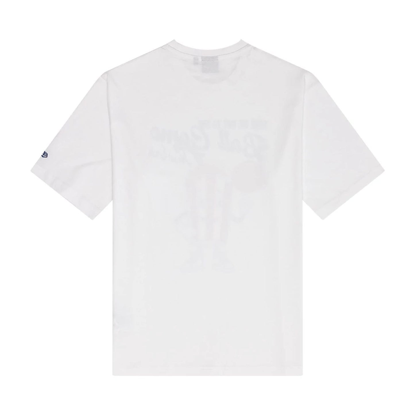 The Male model is wearing New Era Food Graphic White Oversized T-Shirt 2