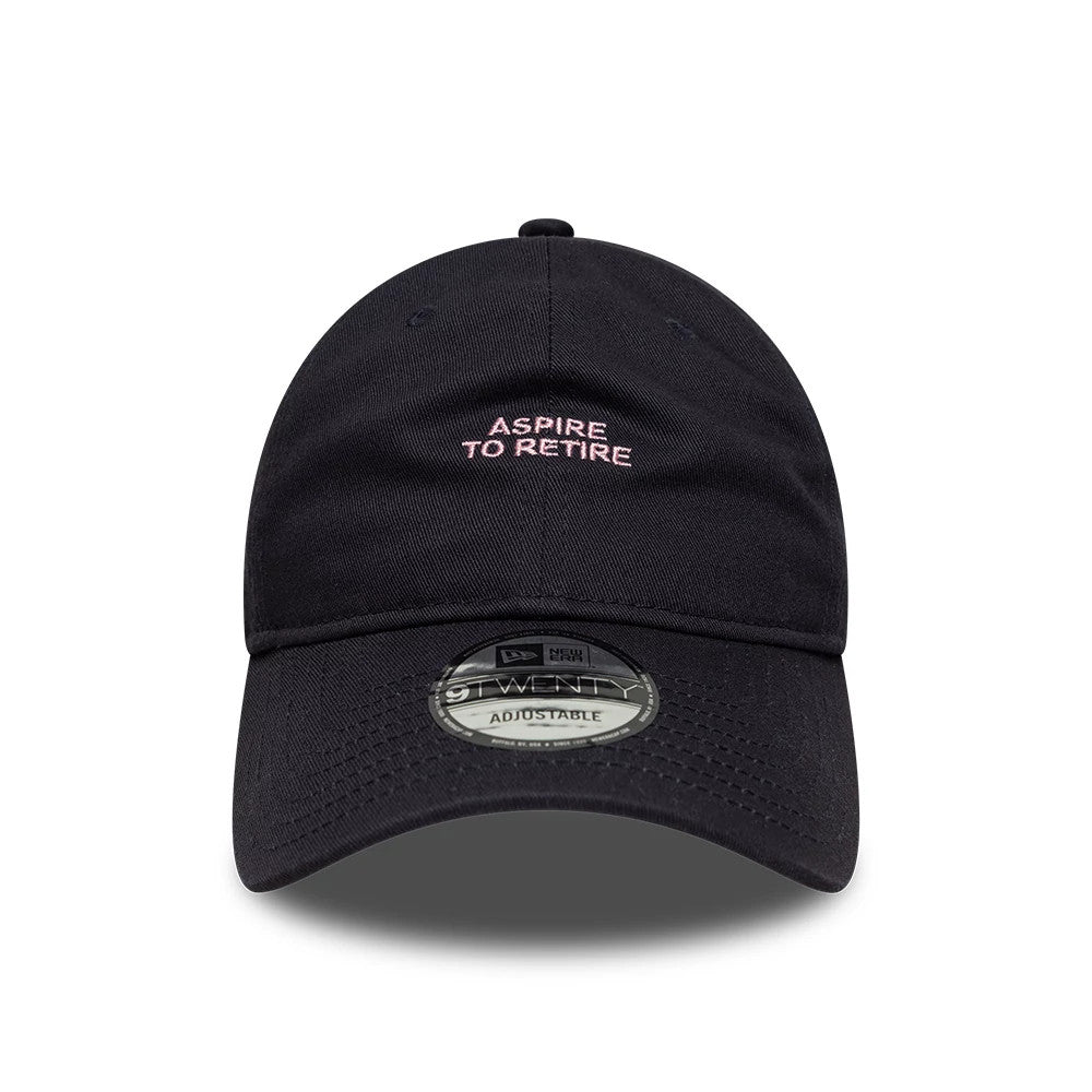 This is a  New Era Slogan Navy 9TWENTY Adjustable Cap 2