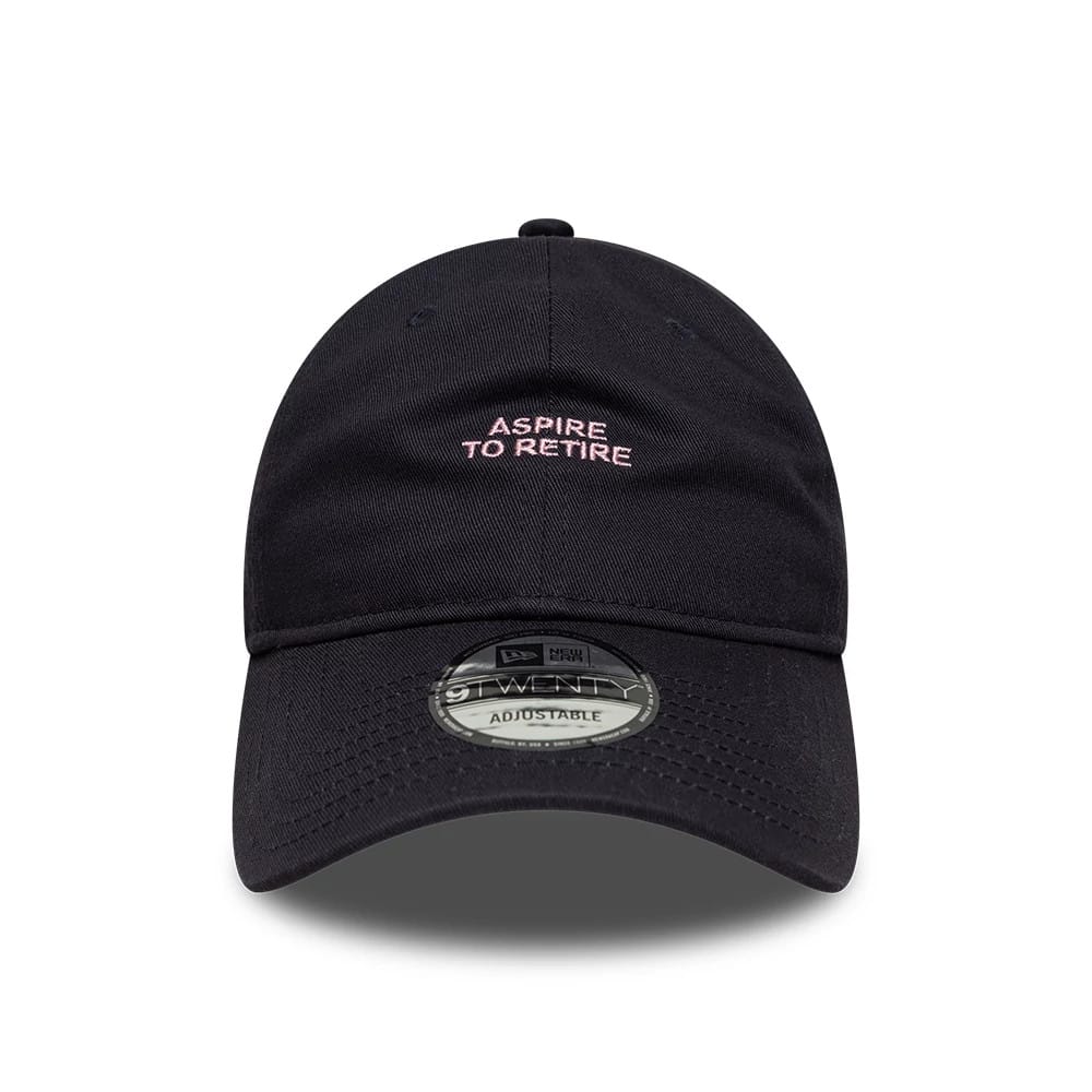 This is a  New Era Slogan Navy 9TWENTY Adjustable Cap 2