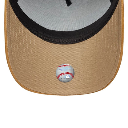 This is a Chicago White Sox MLB Suede Visor Black 9FORTY E-Frame Adjustable Cap 7