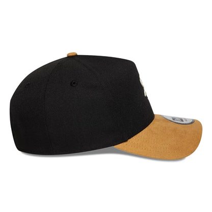 This is a Chicago White Sox MLB Suede Visor Black 9FORTY E-Frame Adjustable Cap 5