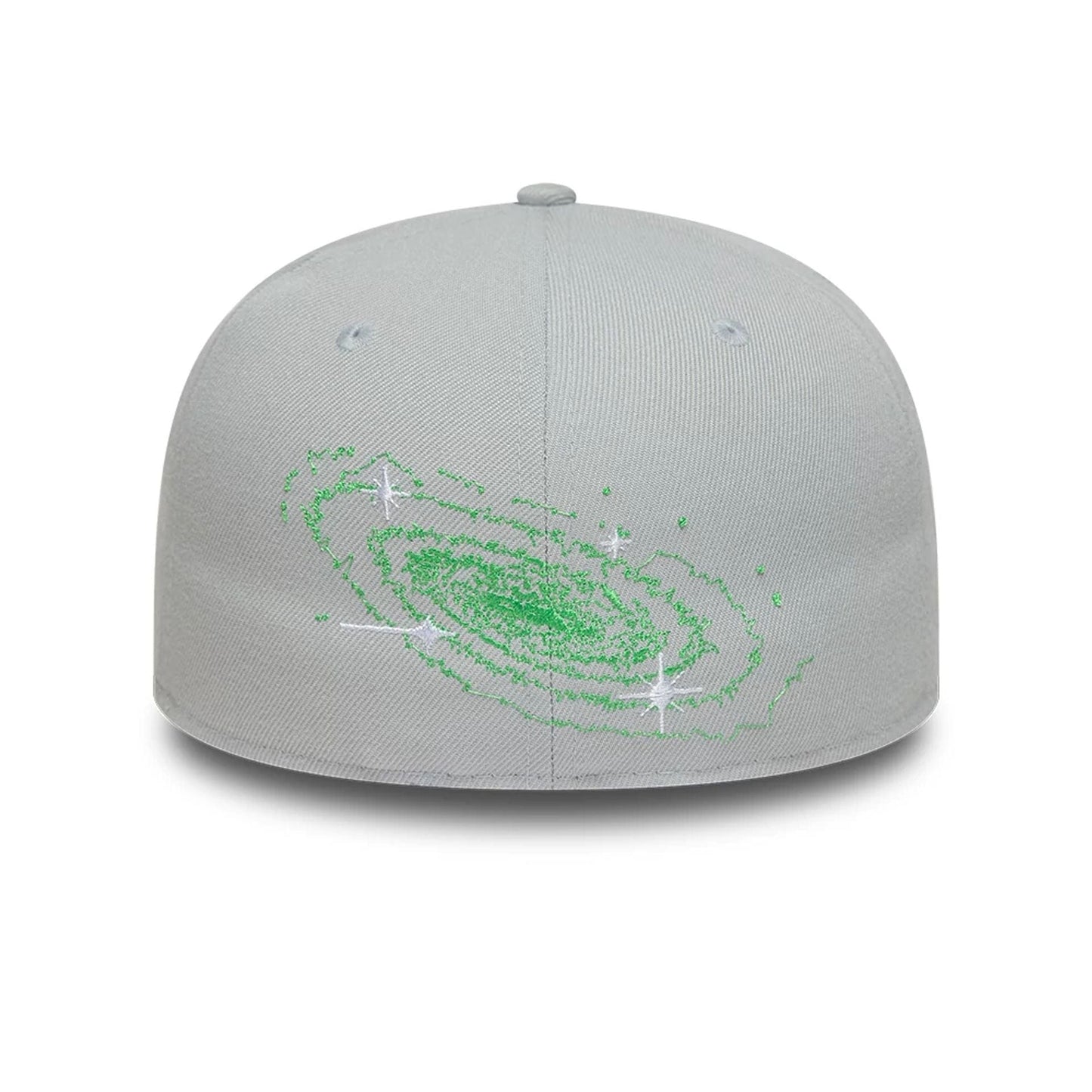 This is a  New Era Planet Icon Grey 59FIFTY Fitted Cap 5