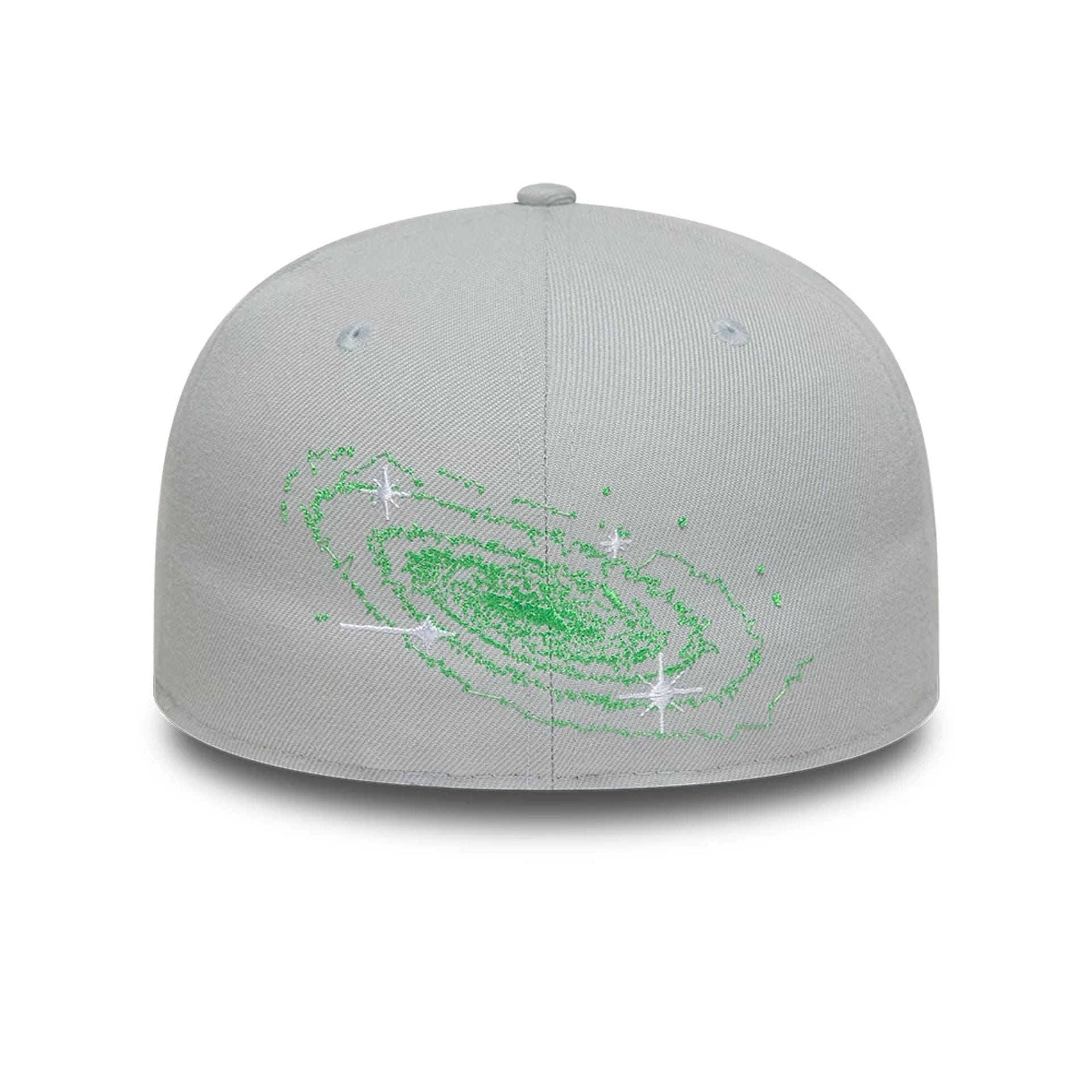 This is a  New Era Planet Icon Grey 59FIFTY Fitted Cap 5