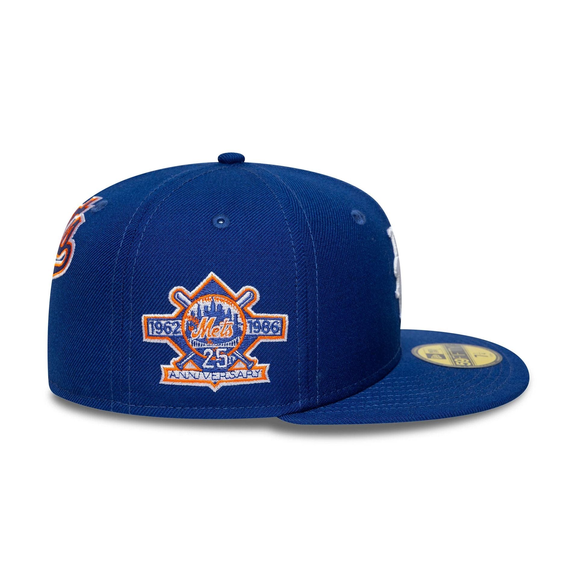 This is a New York Mets MLB Seasonal Blue 59FIFTY Fitted Cap 6
