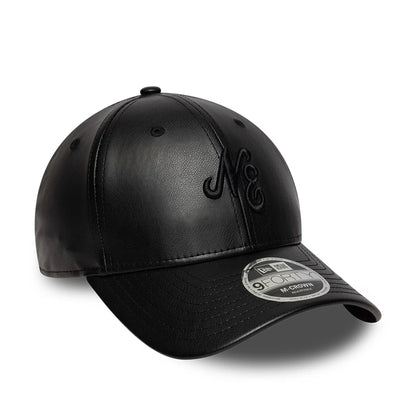 This is a  New Era PU Black 9FORTY M-Crown Adjustable Cap 3