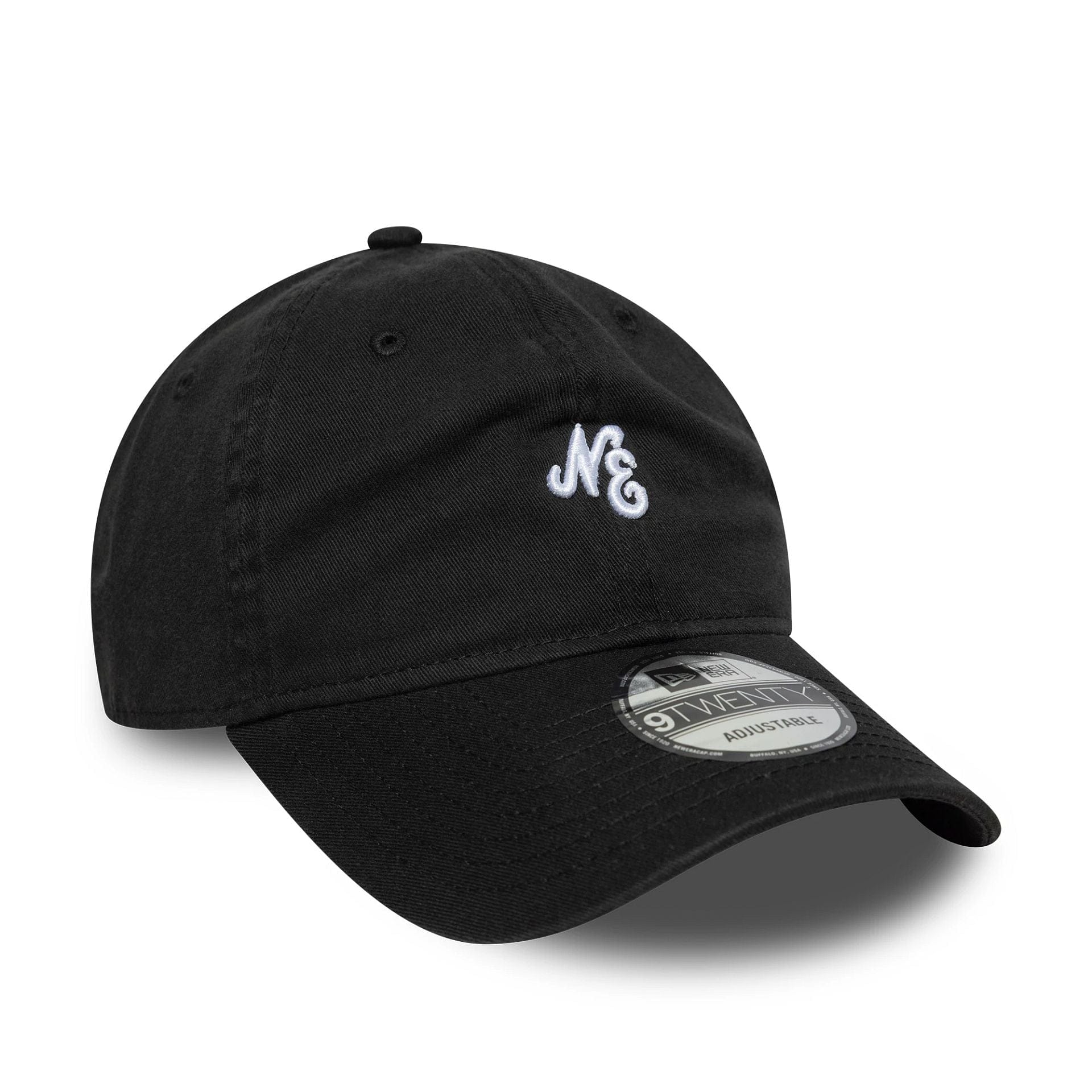 This is a  New Era Washed Mini Logo Black 9TWENTY Adjustable Cap 3