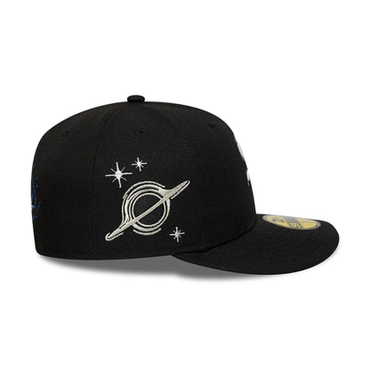 This is a Chicago White Sox MLB Planet Icon Black 59FIFTY Fitted Cap 7