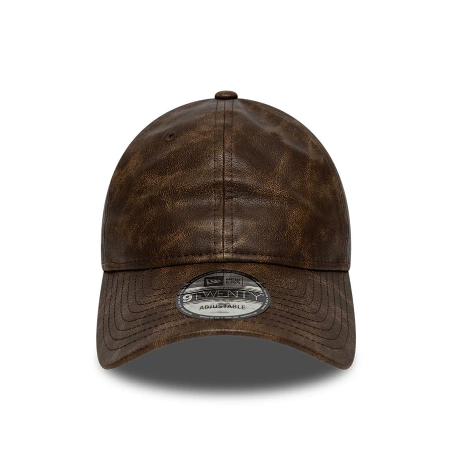 This is a  New Era Worn PU Dark Brown 9TWENTY Adjustable Cap 3