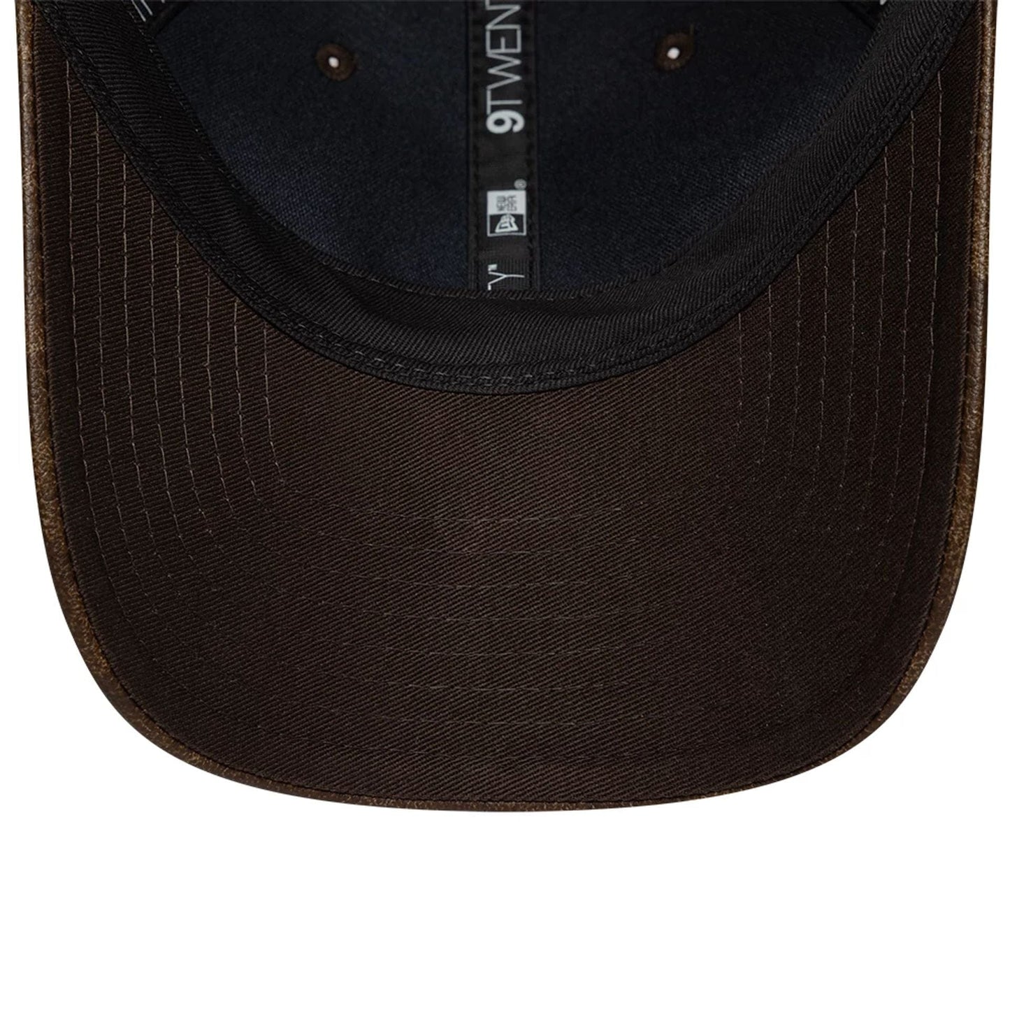 This is a  New Era Worn PU Dark Brown 9TWENTY Adjustable Cap 2