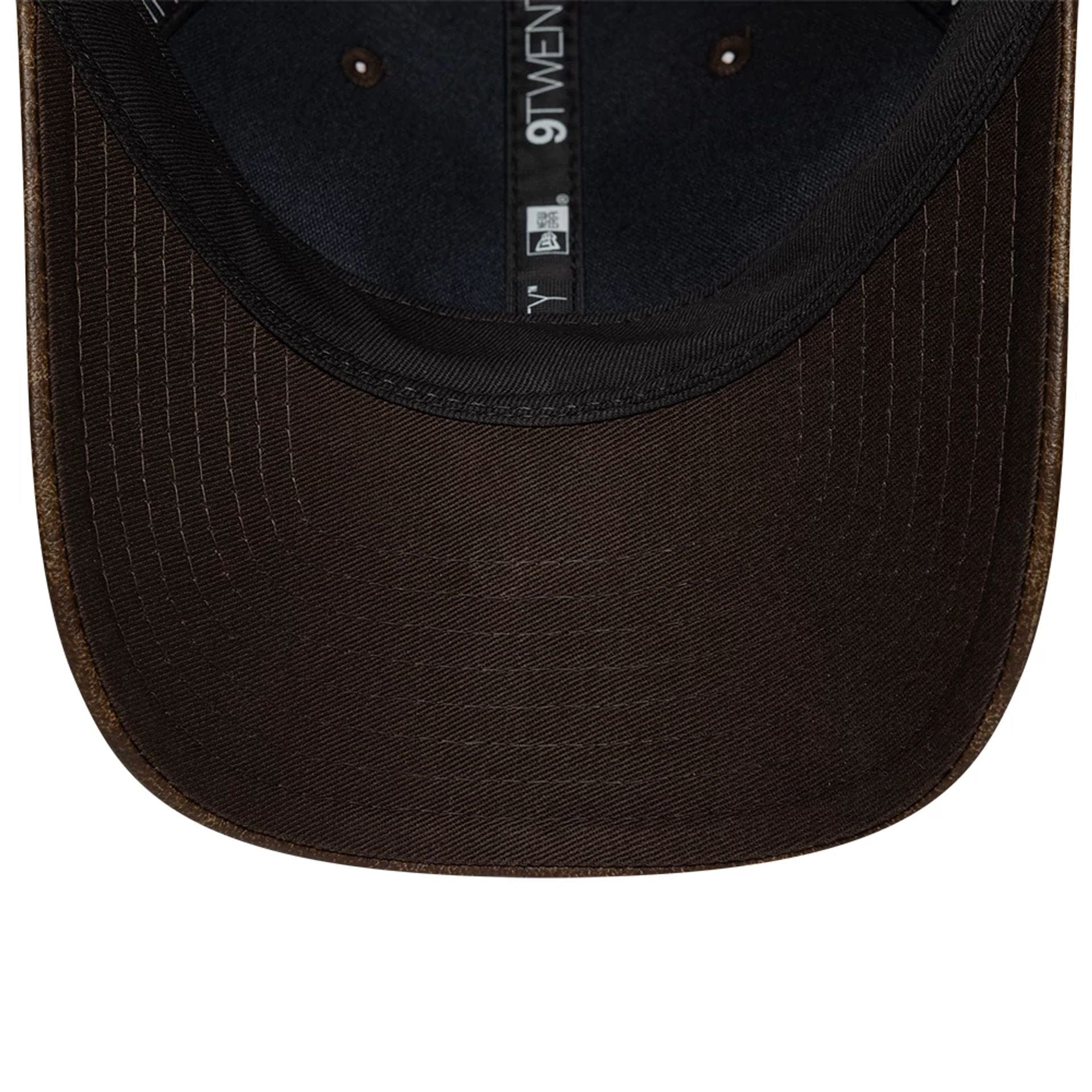 This is a  New Era Worn PU Dark Brown 9TWENTY Adjustable Cap 2
