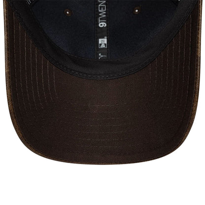 This is a  New Era Worn PU Dark Brown 9TWENTY Adjustable Cap 2