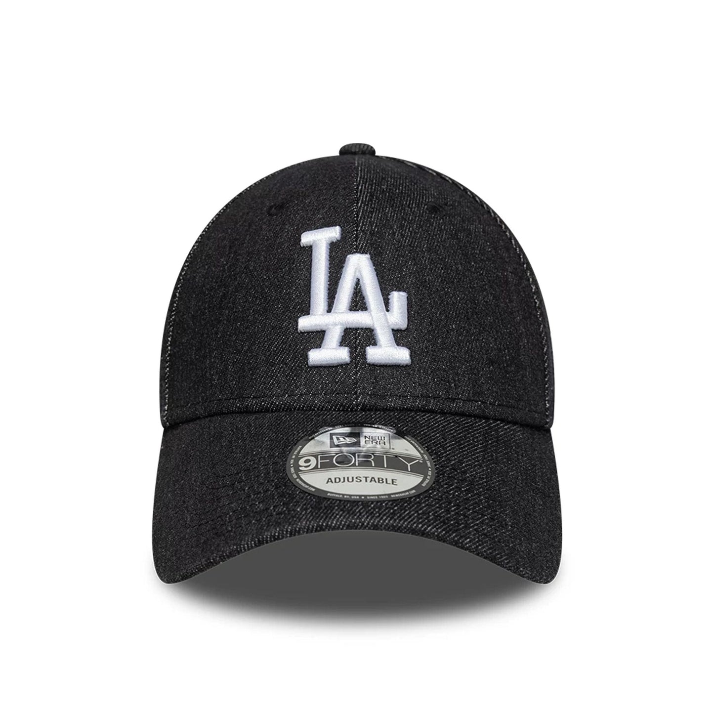 This is a LA Dodgers MLB Denim Black 9FORTY Adjustable Cap 2