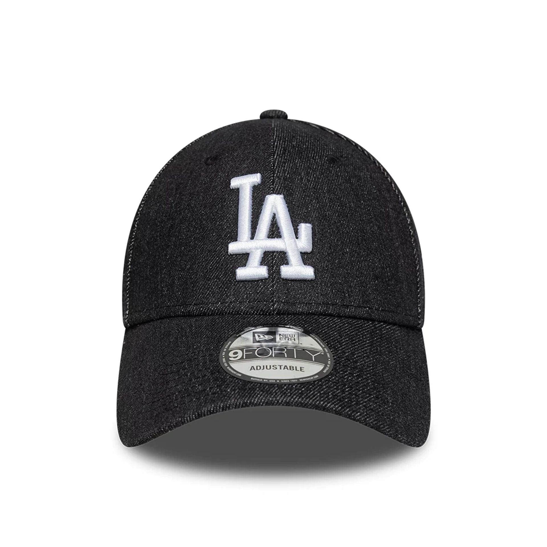 This is a LA Dodgers MLB Denim Black 9FORTY Adjustable Cap 2